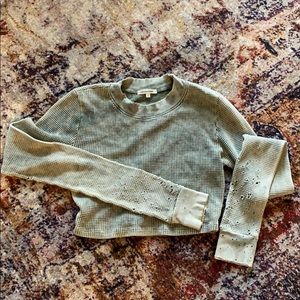 Cotton Citizen thermal crop top
